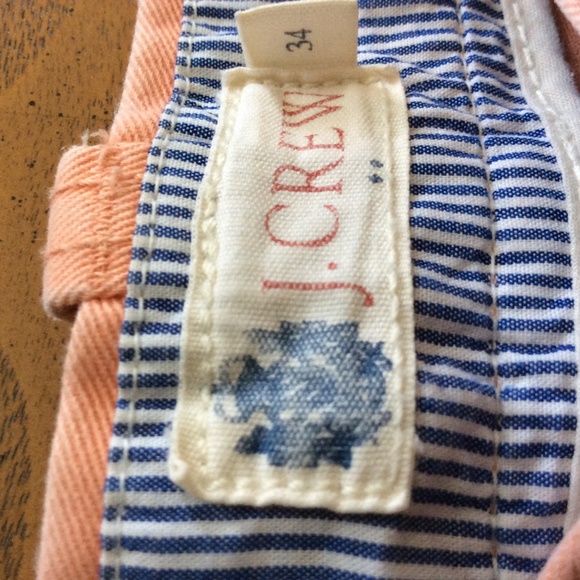 Men’s jcrew vintage shorts coral size 34 flat front pockets - Picture 2 of 2